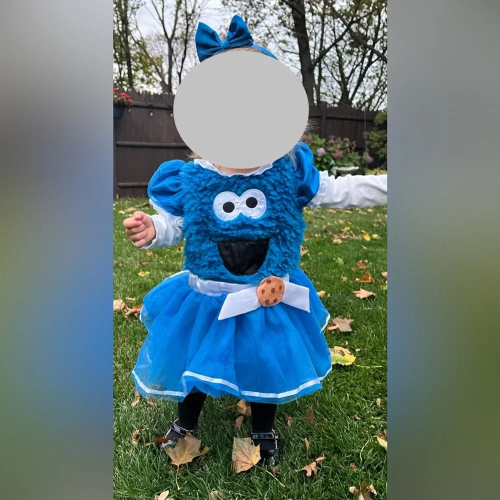 Sesame Street Cookie Monster Infant Costume - Blue (12-24 Months)